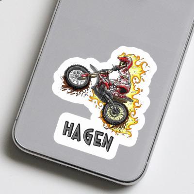 Sticker Hagen Dirt Biker Notebook Sticker Hagen Dirt Biker Gift package Image