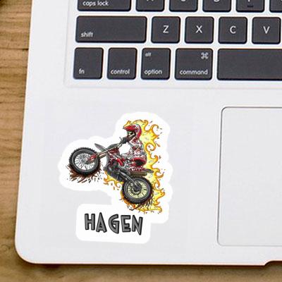 Sticker Hagen Dirt Biker Laptop Sticker Hagen Dirt Biker Laptop Image