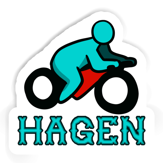 Sticker Hagen Motorradfahrer Laptop Sticker Hagen Motorradfahrer Laptop Image