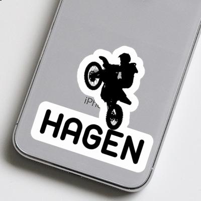 Hagen Aufkleber Motocross-Fahrer Gift package Image