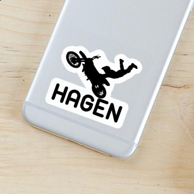 Autocollant Motocrossiste Hagen Notebook Autocollant Motocrossiste Hagen Notebook Image