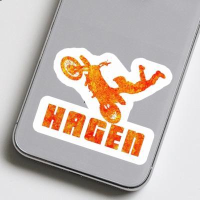 Motocross-Fahrer Aufkleber Hagen Notebook Motocross-Fahrer Aufkleber Hagen Gift package Image