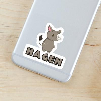 Rhinoceros Sticker Hagen Laptop Rhinoceros Sticker Hagen Laptop Image