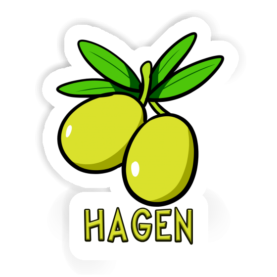 Sticker Olive Hagen Notebook Image