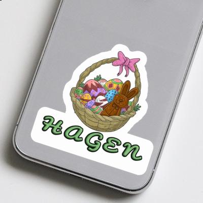 Hagen Sticker Easter basket Laptop Hagen Sticker Easter basket Laptop Image