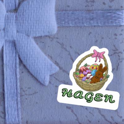 Nid de Pâques Autocollant Hagen Laptop Nid de Pâques Autocollant Hagen Laptop Image