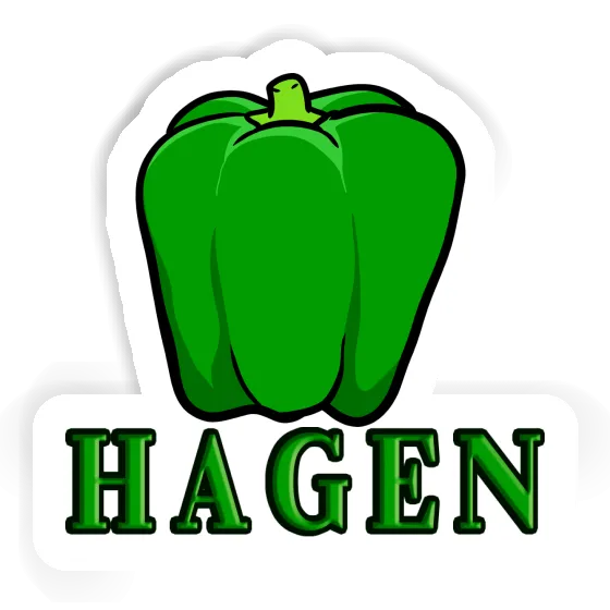 Hagen Aufkleber Paprika Gift package Image