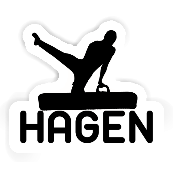 Autocollant Hagen Gymnaste Laptop Autocollant Hagen Gymnaste Laptop Image