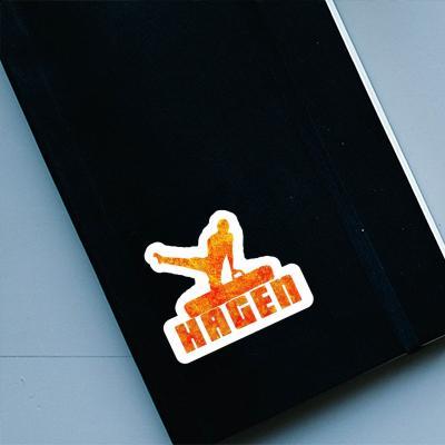Gymnaste Autocollant Hagen Notebook Gymnaste Autocollant Hagen Gift package Image
