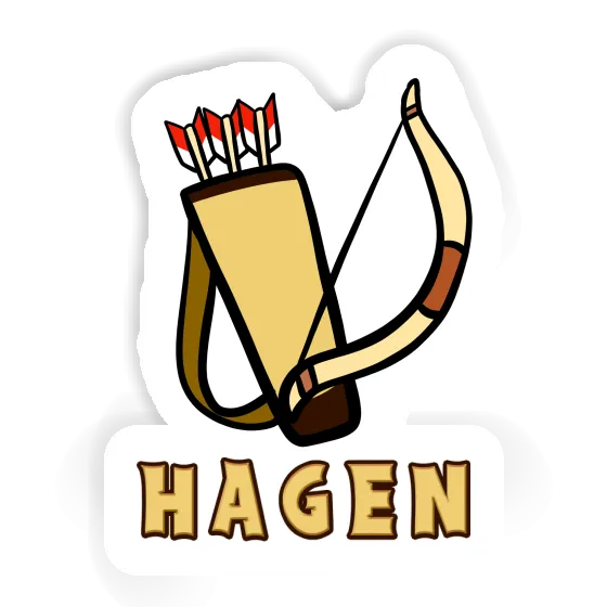 Hagen Sticker Arrow Bow Image