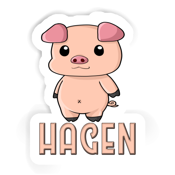 Autocollant Porcelet Hagen Notebook Autocollant Porcelet Hagen Notebook Image