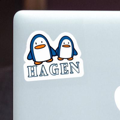 Hagen Autocollant Pingouin Notebook Hagen Autocollant Pingouin Gift package Image