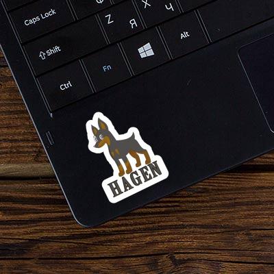 Pinscher Autocollant Hagen Notebook Pinscher Autocollant Hagen Notebook Image