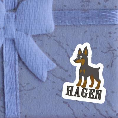 Pinscher Autocollant Hagen Notebook Pinscher Autocollant Hagen Gift package Image
