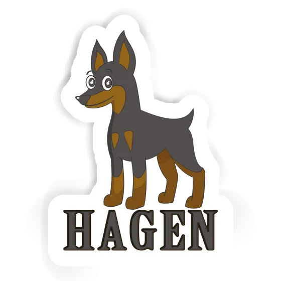 Pinscher Autocollant Hagen Pinscher Autocollant Hagen Image