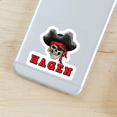 Hagen Autocollant Pirate Notebook Hagen Autocollant Pirate Notebook Image
