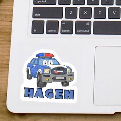 Voiture de police Autocollant Hagen Notebook Voiture de police Autocollant Hagen Notebook Image