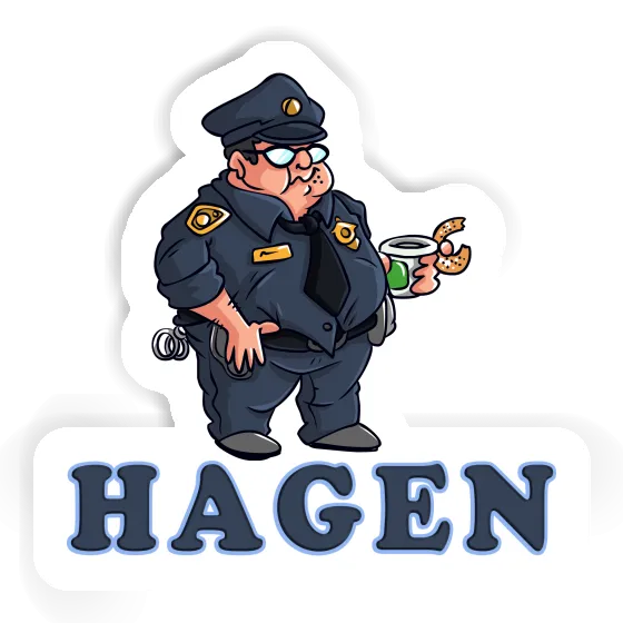 Sticker Polizist Hagen Notebook Sticker Polizist Hagen Notebook Image