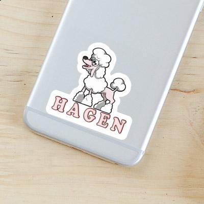 Hagen Autocollant Caniche Notebook Hagen Autocollant Caniche Gift package Image