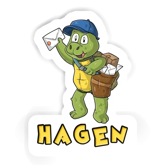 Postbote Aufkleber Hagen Image