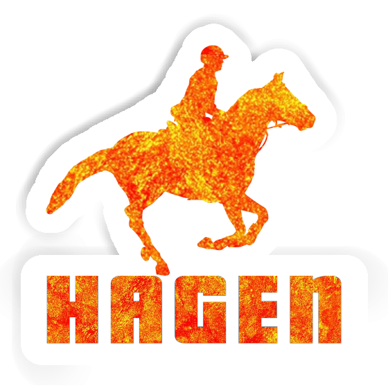Autocollant Cavalière Hagen Notebook Autocollant Cavalière Hagen Gift package Image