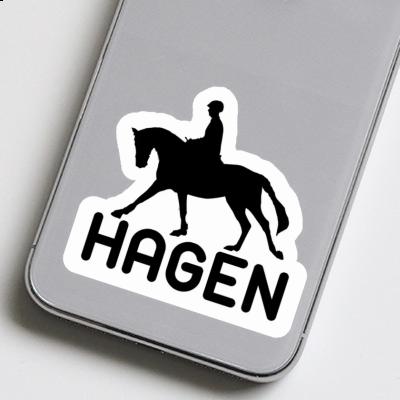 Horse Rider Sticker Hagen Notebook Horse Rider Sticker Hagen Gift package Image