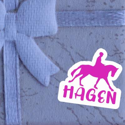 Hagen Autocollant Cavalière Laptop Hagen Autocollant Cavalière Laptop Image