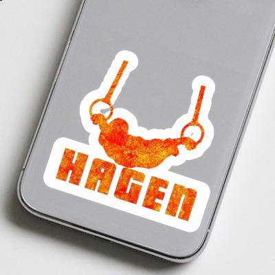 Hagen Sticker Ring gymnast Image