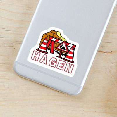 Hagen Autocollant Chantier Laptop Hagen Autocollant Chantier Laptop Image