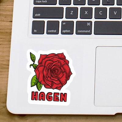 Hagen Sticker Rosenblüte Laptop Hagen Sticker Rosenblüte Laptop Image