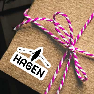 Sticker Hagen Ruderboot Gift package Image