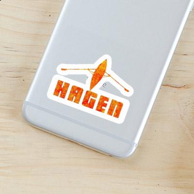 Rowboat Sticker Hagen Laptop Image