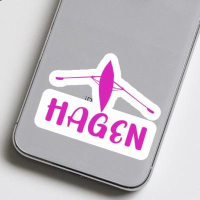 Aufkleber Hagen Ruderboot Notebook Aufkleber Hagen Ruderboot Gift package Image