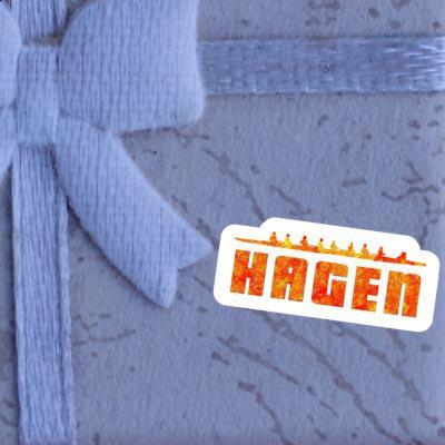 Ruderboot Sticker Hagen Ruderboot Sticker Hagen Image