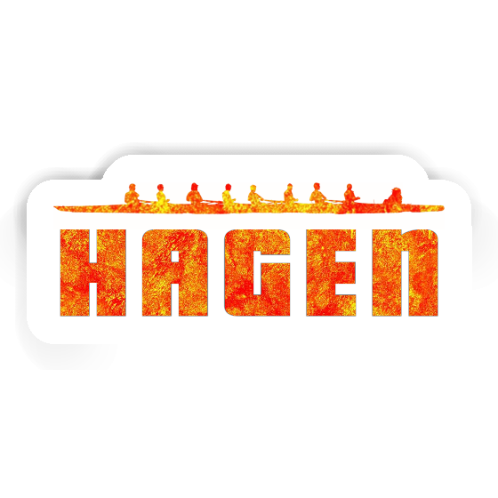 Ruderboot Sticker Hagen Laptop Image
