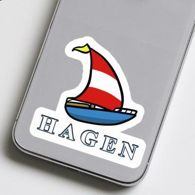 Segelboot Sticker Hagen Image