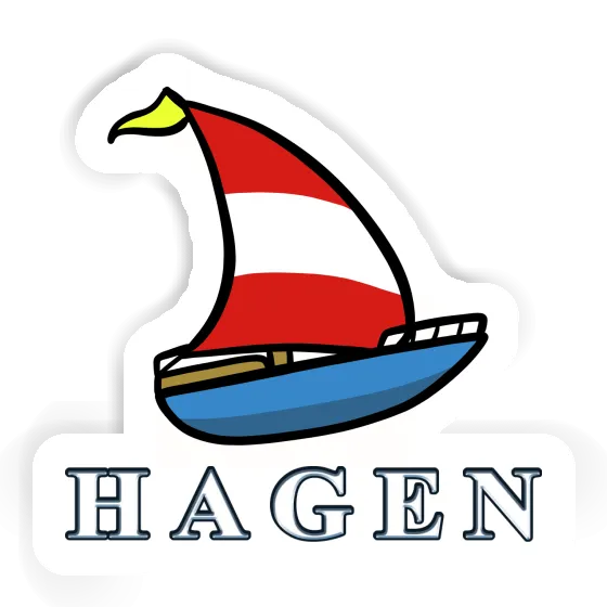 Segelboot Sticker Hagen Gift package Image