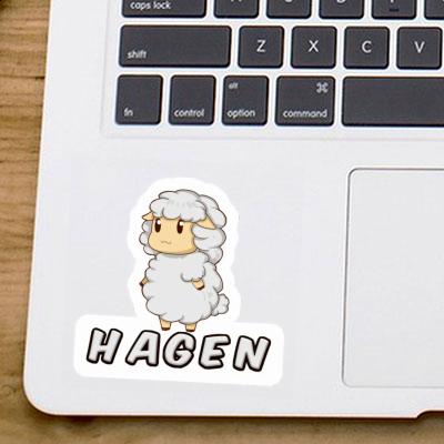 Hagen Autocollant Mouton Notebook Hagen Autocollant Mouton Notebook Image