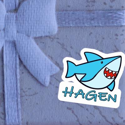 Sticker Hagen Shark Laptop Image