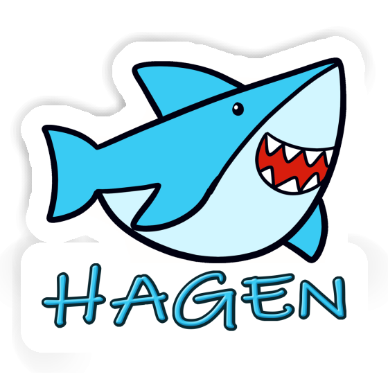 Sticker Hagen Shark Notebook Sticker Hagen Shark Gift package Image