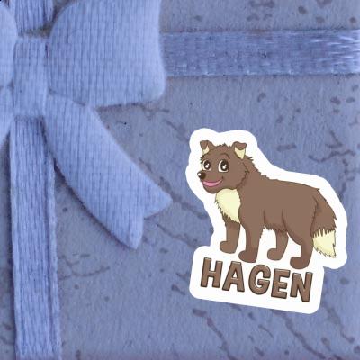 Autocollant Hagen Chien de berger Autocollant Hagen Chien de berger Image