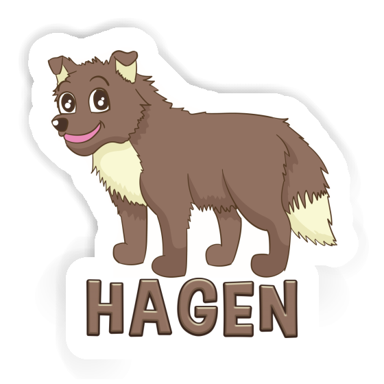 Autocollant Hagen Chien de berger Autocollant Hagen Chien de berger Image