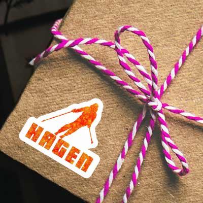 Skieuse Autocollant Hagen Notebook Skieuse Autocollant Hagen Gift package Image