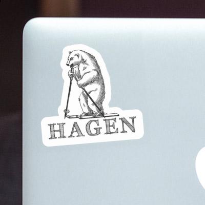 Skier Sticker Hagen Notebook Skier Sticker Hagen Gift package Image