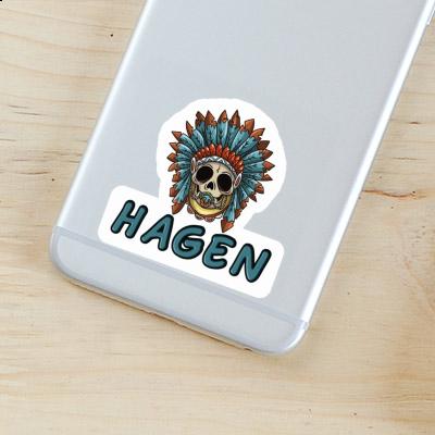 Autocollant Hagen Bébé tête de mort Laptop Autocollant Hagen Bébé tête de mort Laptop Image