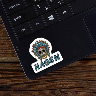 Hagen Sticker Baby Totenkopf Hagen Sticker Baby Totenkopf Image