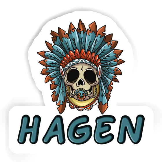 Hagen Sticker Baby Totenkopf Notebook Hagen Sticker Baby Totenkopf Notebook Image