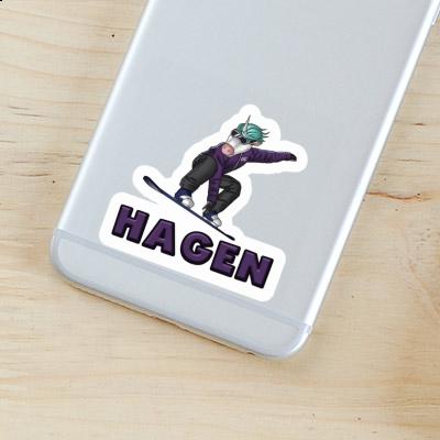 Sticker Hagen Boarderin Sticker Hagen Boarderin Image