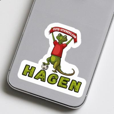 Sticker Eidechse Hagen Laptop Image