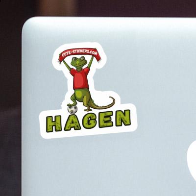 Lézard Autocollant Hagen Laptop Image